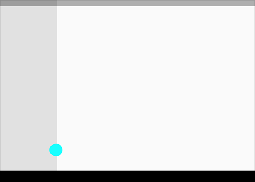 用浮动按钮打破边缘