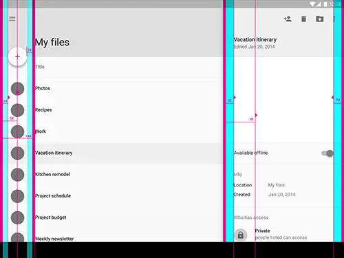 参考线和外边距