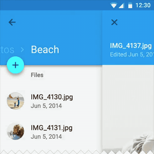 移动端的右侧导航