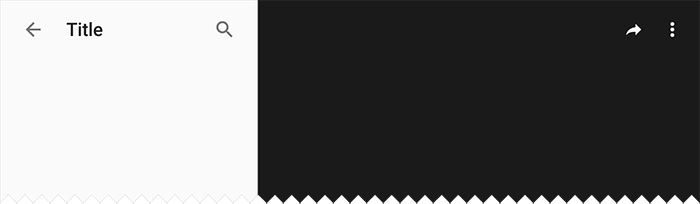 部分屏宽的工具栏：具有层级关系