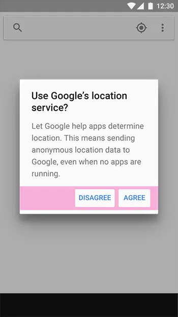 触发区域和按钮
