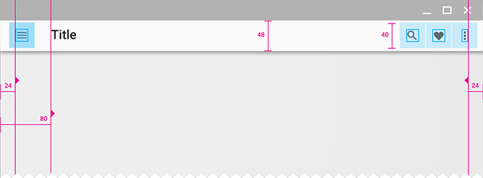 密集布局下的桌面端应用栏