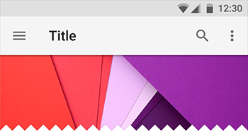 浅色的状态栏，背景默认颜色为#E0E0E0