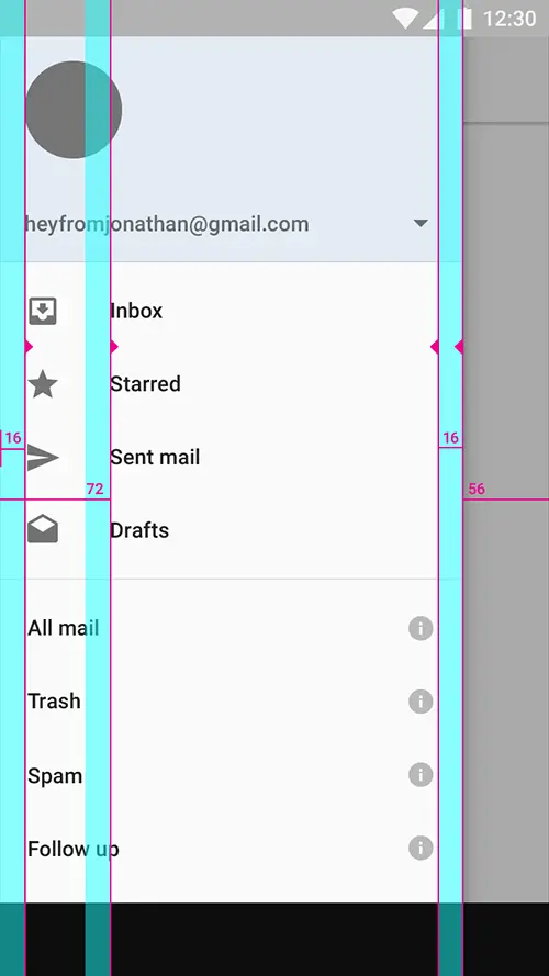 参考线和外边距
