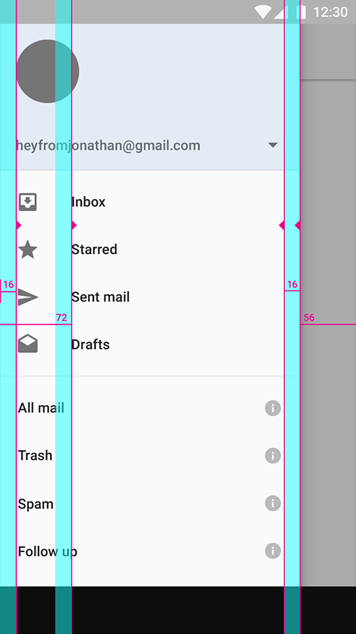 参考线和外边距