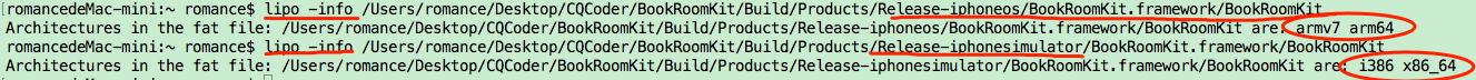 lipo -info