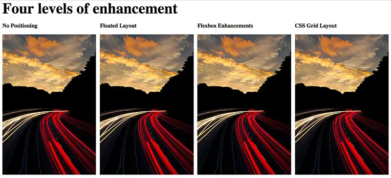 用 float 构建的演示页面的一个组件