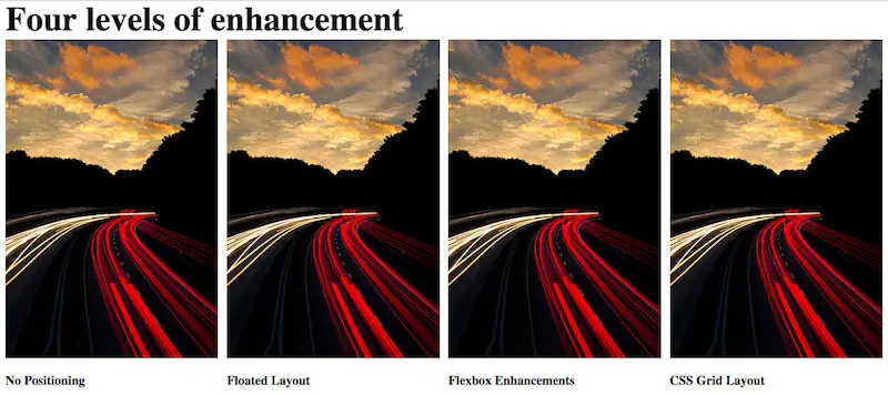 用 flexbox 布局构建的演示页面的一个组件