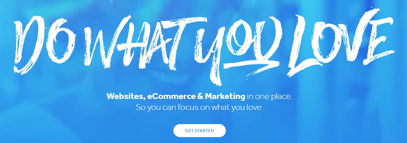 The Weebly homepage.