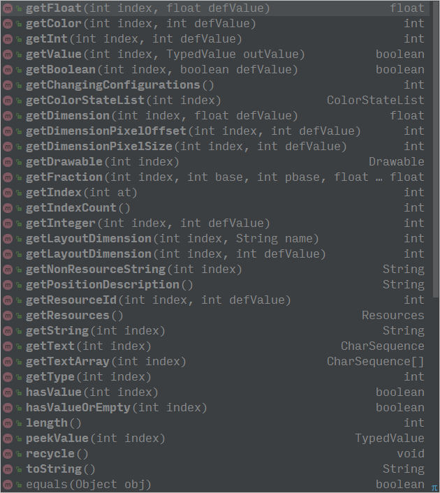 TypedArray 的方法有哪些