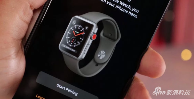 Apple Watch 3的红色表冠