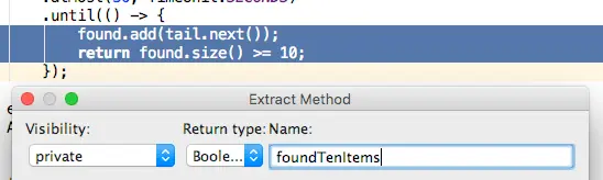 Extract longer lambda expressions into methods