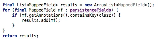 Using traditional iteration