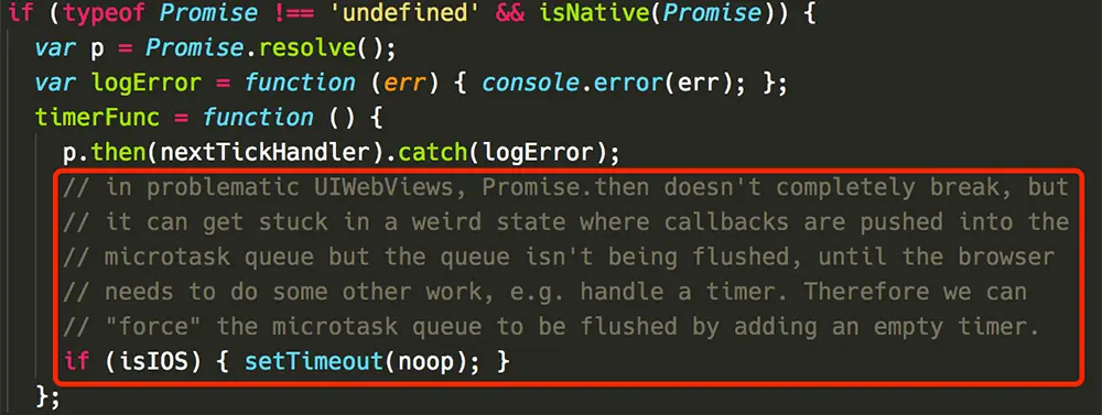 Vue.js对阻塞问题的修复