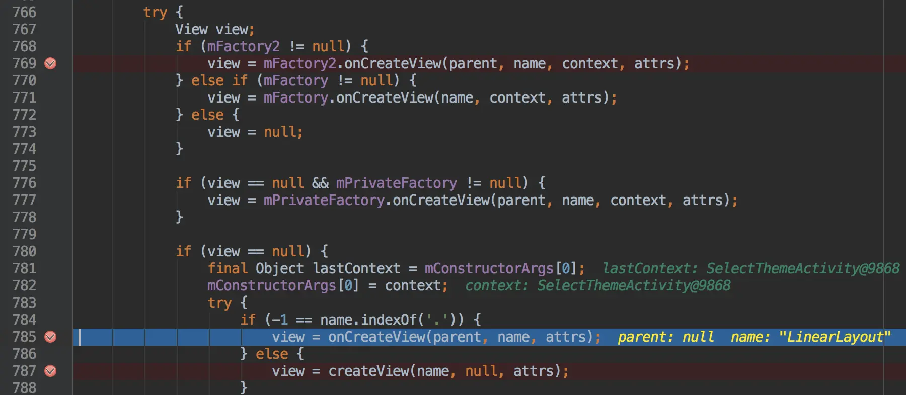 二次解析布局标签