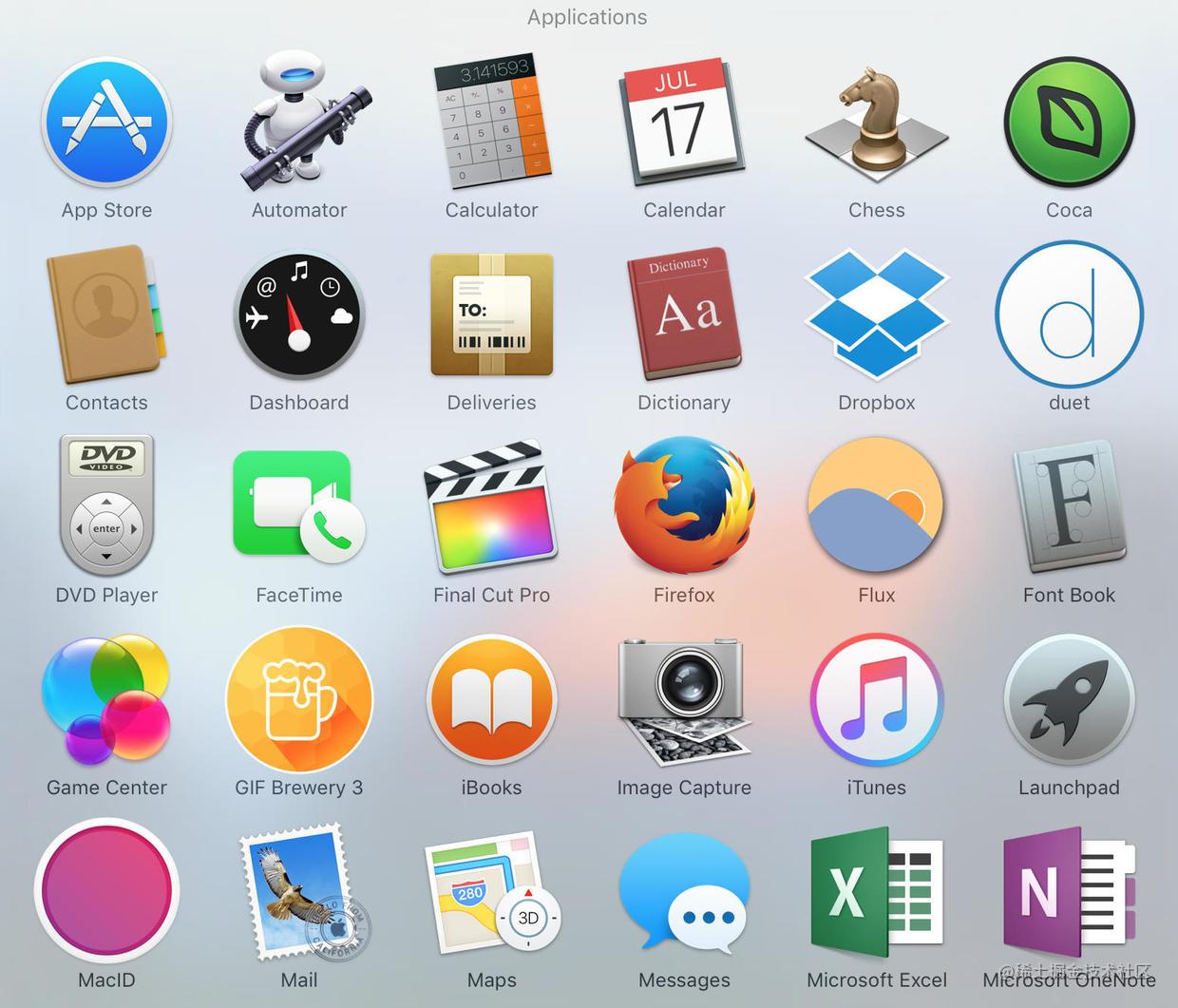 细腻清新的 Mac 应用图标