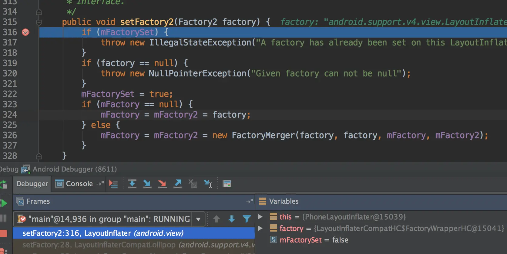 LayoutInflater#setFactory2