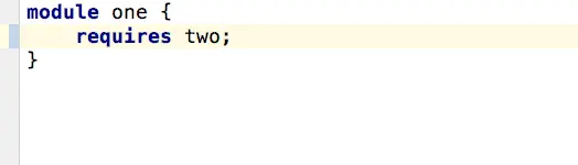 Module-info dependency