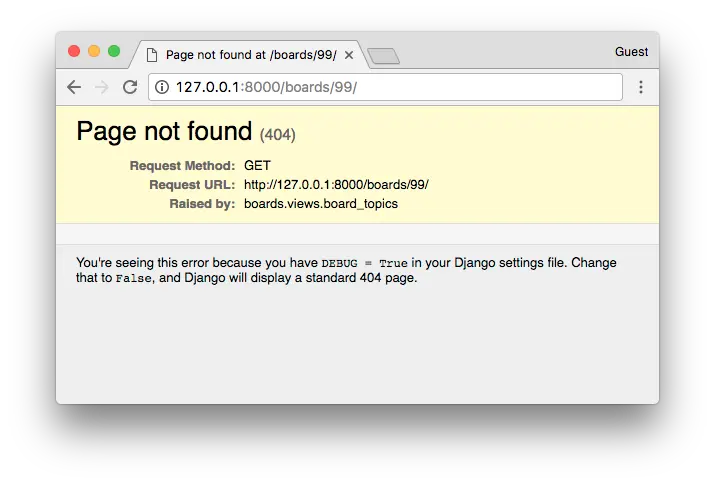 Topics Error 404 Page