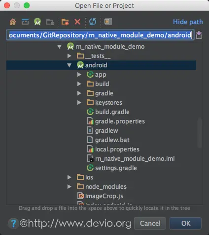 open-react-native-android-native-project
