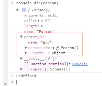 Person实例原型的内容