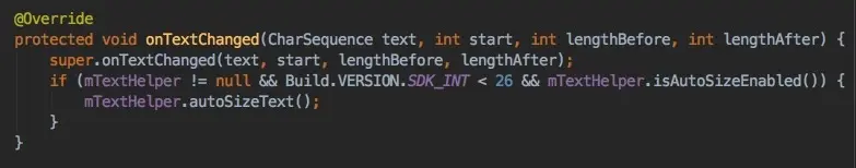 AppCompatAutoTextSize