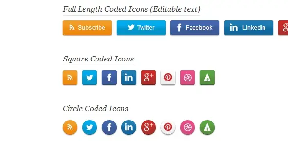 html5-css3-social-buttons