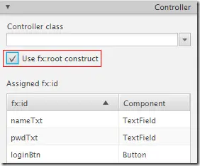实现自定义控件的 Scene Builder 相关设置