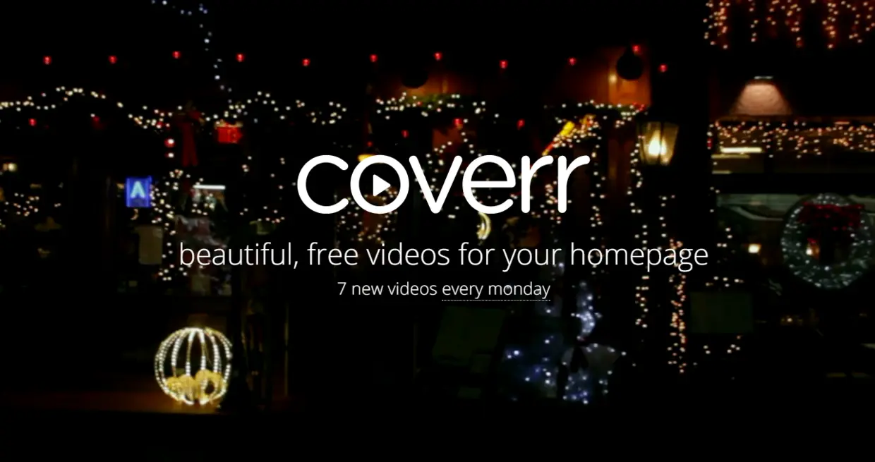 Coverr 网站效果展示