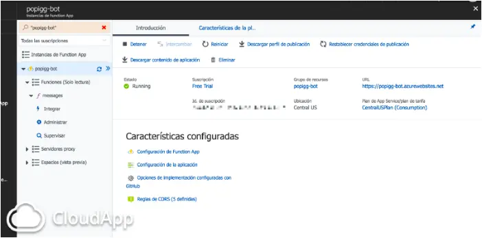 Azure的功能构架