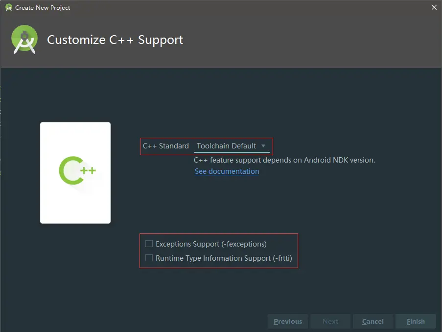 Customize C++ Support