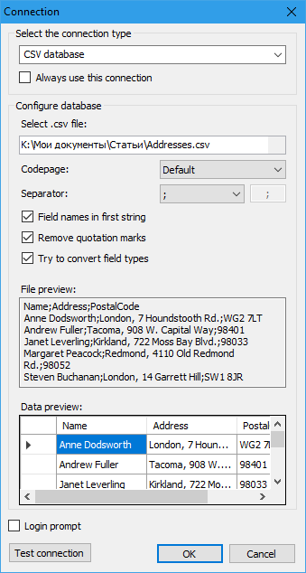 如何从地址列表中打印标签