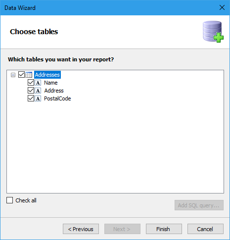 如何从地址列表中打印标签