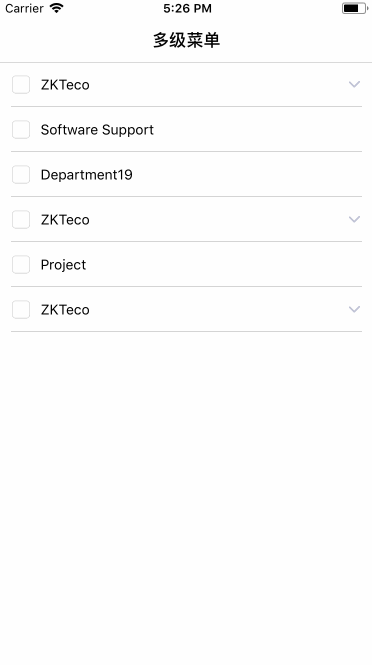 展开闭合的动画效果