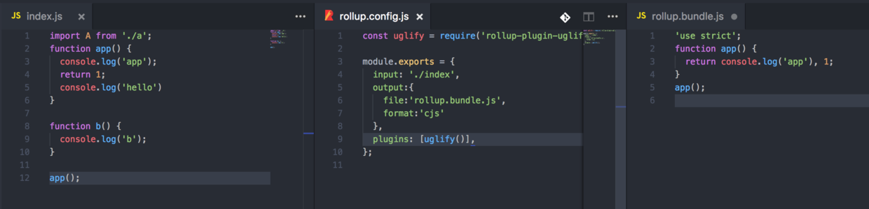 rollup-uglify