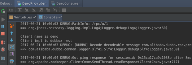 服务端调用日志
