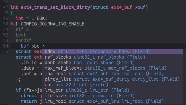inactive region和company-lsp