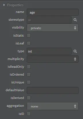 Attribute Properties