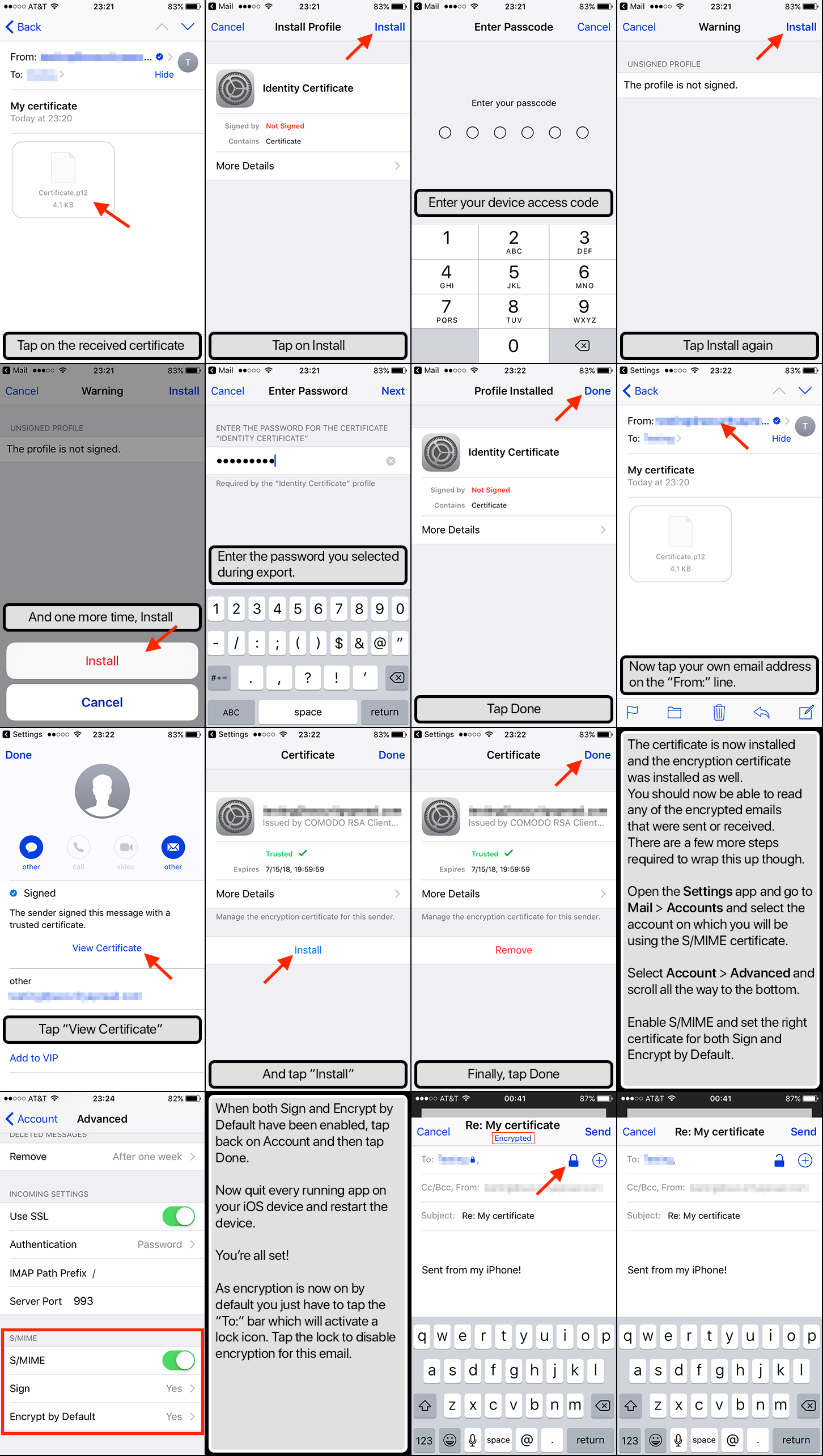 如何在macOS或iOS环境中加密任意邮件