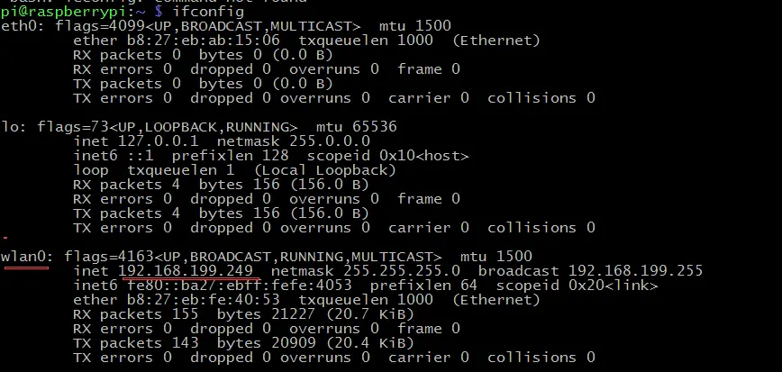 ifconfig