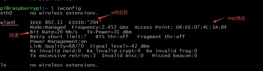 iwconfig