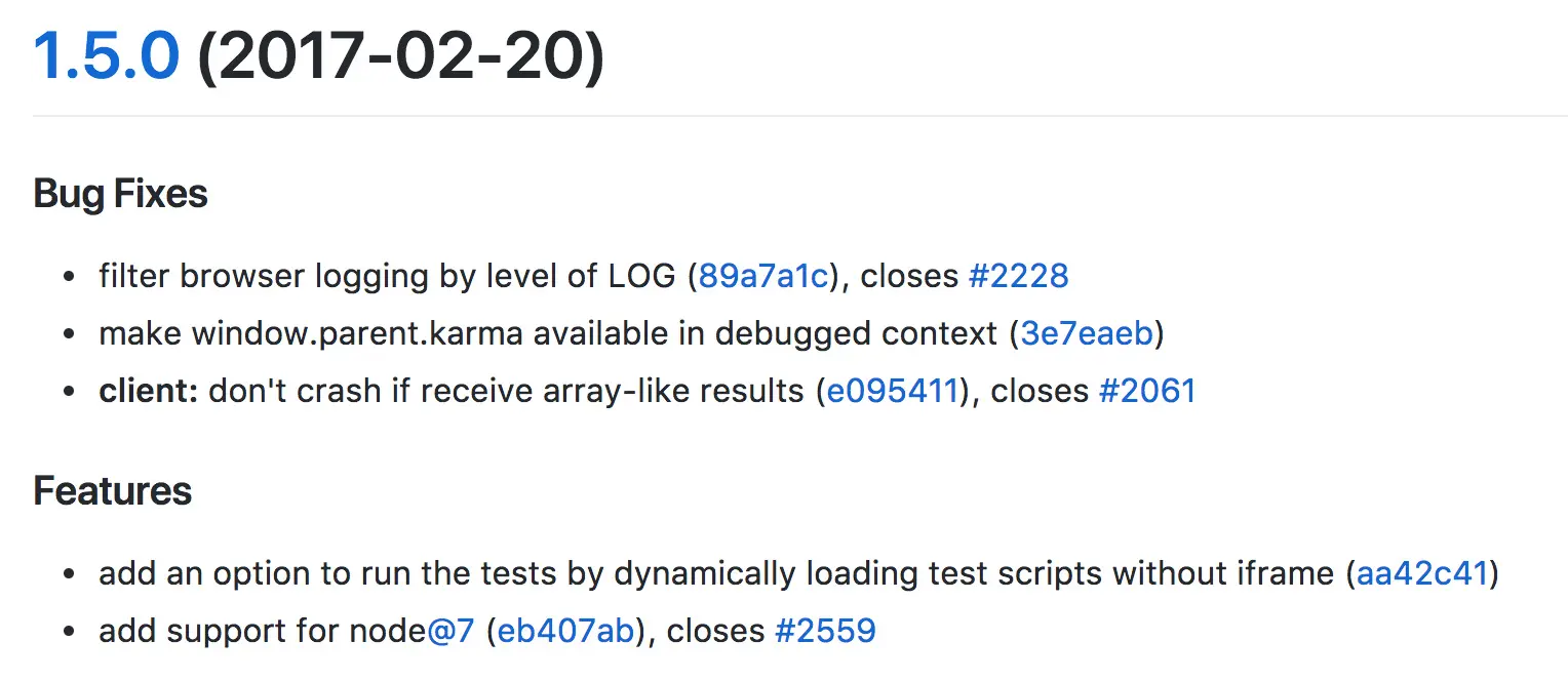 conventional-changelog