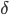 \delta 