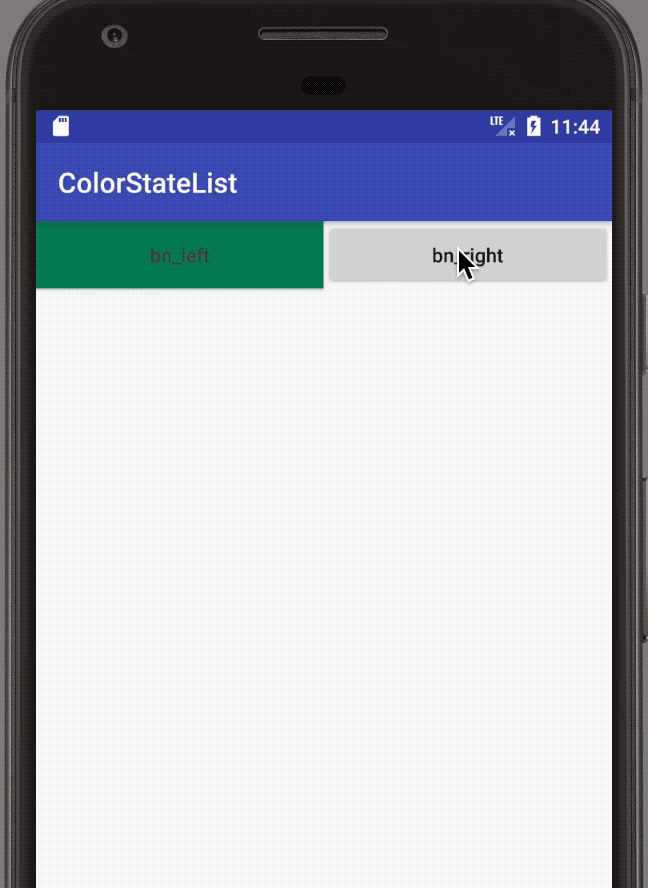 ColorStateList的效果