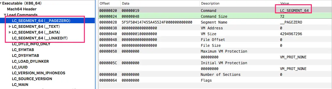load_command 结构体