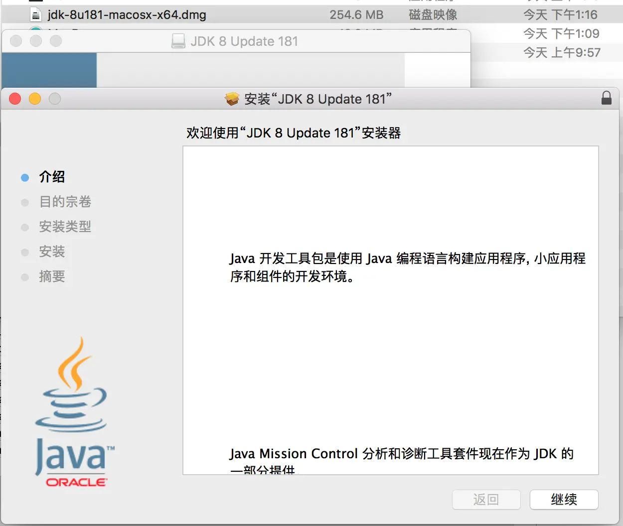 点击安装后的界面