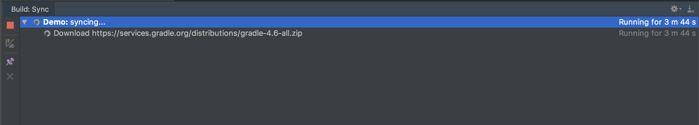 一直在下载gradle源文件