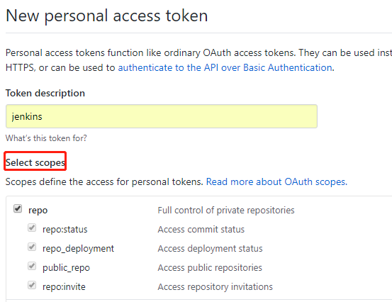 access token scope