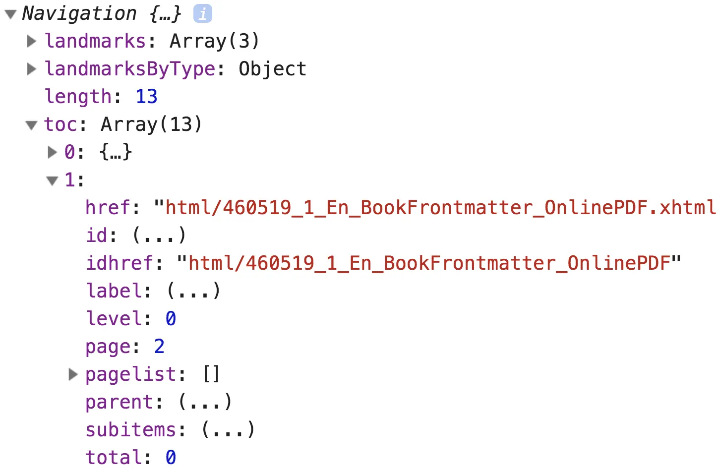 Navigation的数据结构
