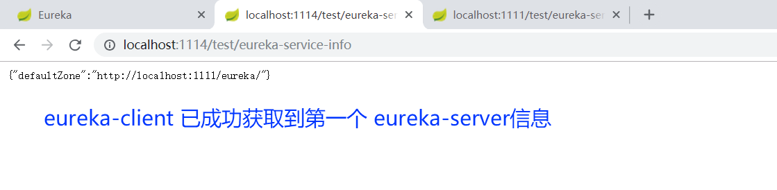 访问 eureka-client的 Rest接口